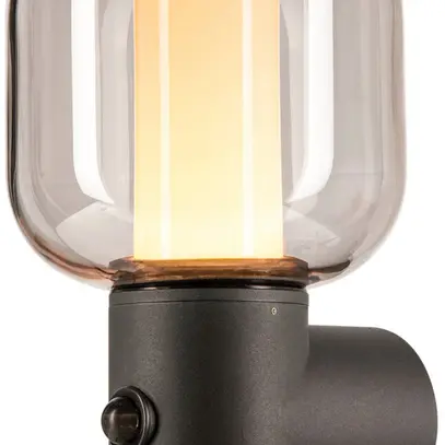 Applique LED SLV OVALISK WL PIR 9.6W 600lm 3000/4000K IP65 