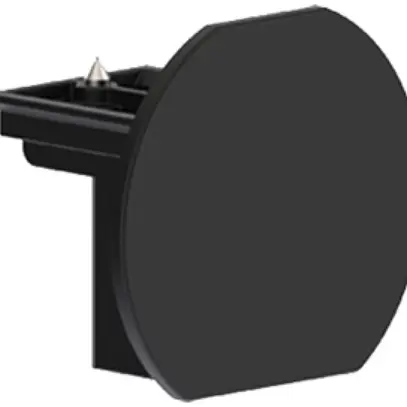 Cappa terminale Sylvania Lytespan ROUND 46×40mm materiale sintetico nero 