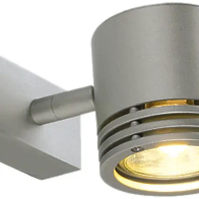 Plafonnier/Applique SLV BARRO 1, GU10 50W rond IP20 gris argenté 