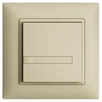 Pulsante KNX RGB INC EDUE FMI, 250mW, s.LED, c.carta, 1×pulsante, 1×tasto, van 
