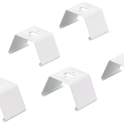 Support pour suspension CoreLine 40×67×37mm acier blanc suspension à corde 5 pcs 