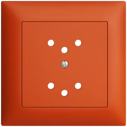 Kit frontale EDIZIOdue arancione 88×88mm 2×T12 