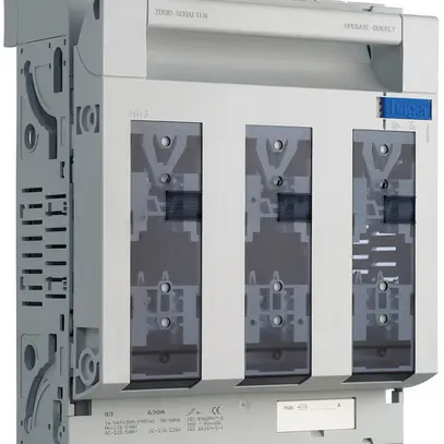 Sezionatore HPC weber.silas DIN3 690VAC 630A parete/profilo uscita alto/basso 