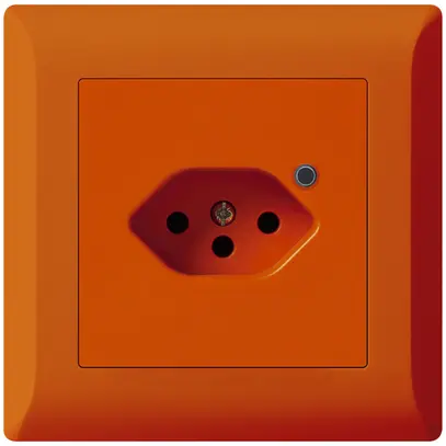 Presa INC Hager kallysto.line 1×T13 illuminato C arancione 