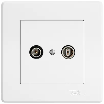 Prise antenne ENC TV-R EDIZIO.liv SNAPFIX® prise de passage 11dB bc 