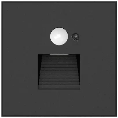 Applique LED INC DOTLUX EASYSTAIR PIR SEN 1.5W 70lm 930 82×82mm noir 