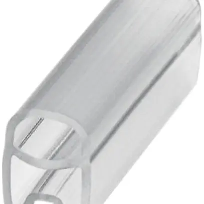 Portacartellina PATG 1/15 trasparente per conduttori 1.5…2.5mm, 4×15mm 