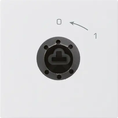 Contact pivotant 0<-1/1L blanc kallysto pour serrure sans cylindre 