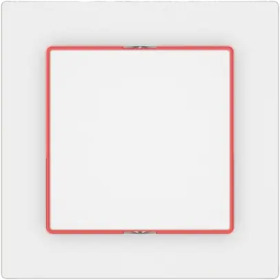 Tasto a pulsante EDIZIO.liv SNAPFIX® ARK/1P illuminazione laterale rosso bi 