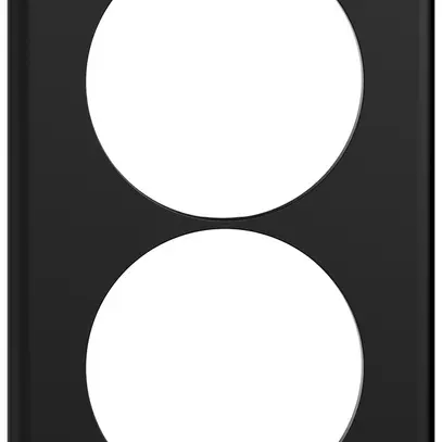 Piastra di copertura INC STANDARDdue SNAPFIX® 2×1/1×2 2×Ø58 90×150mm ne 