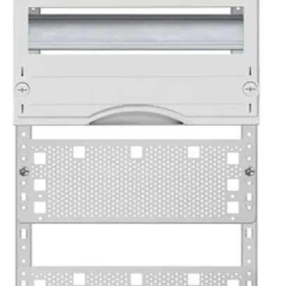 Panello Media ABB, con 4 file DIN, altezza 4, 5 file per distributore vuoto 