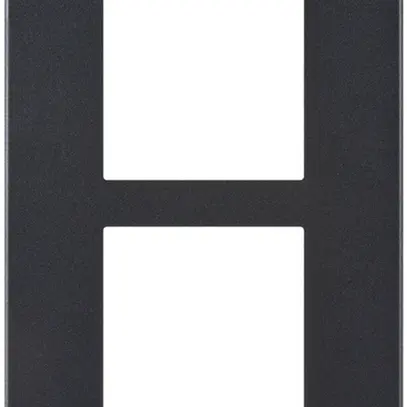 Intestazione INC Legrand Arteor 2×1, verticale, graphite 