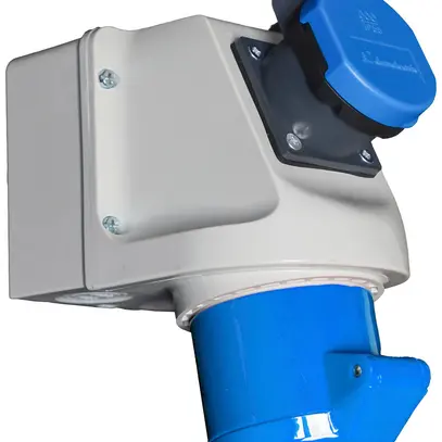 Prise AP Walther Mini-Kombi CEEtyp 1×CEE 16 IP44 +T23 IP44 Push-In 