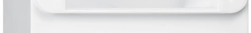 Scatola AP robusto 2×1 bianco 86×180×48mm 