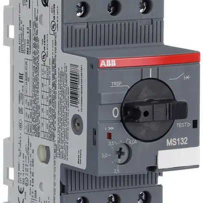 Démarreur de moteur AMD ABB MS132, 1.5kW AC-3 (2.5…4A) 3L à vis 