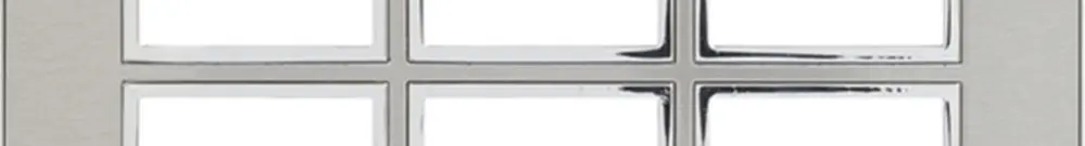 Intestazione INC Legrand Arteor 2×3, orizzontale, stainless steel 