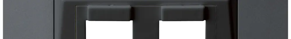 Kit de montage ENC kallysto.trend 2×Keystone anthracite 