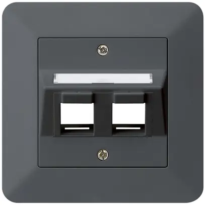 Kit de montage ENC kallysto.trend 2×Keystone anthracite 