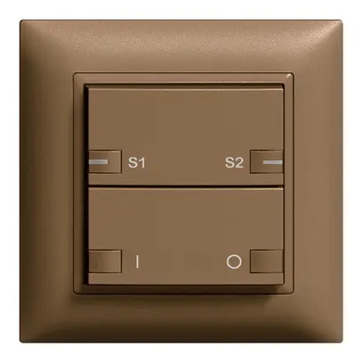 Tasto INC ZEP ON-OFF scena 1c/2t staz.centr/sec. EDIZIOdue coffee 