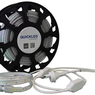 Fascia luminosa LED QUICKLED 180 IP65 240V 12W-1500lm/m 4000K 25m bobina 1-lato 
