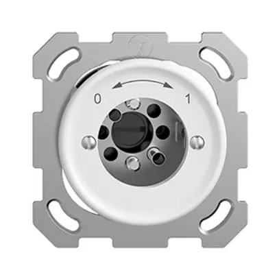 Contatto rotativo INC 0<-->1 STANDARDdue bianco per serrat. senza cil. 