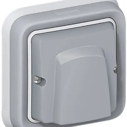 Sortie de câble ENC PLEXO 16A 250V gris avec bornier 