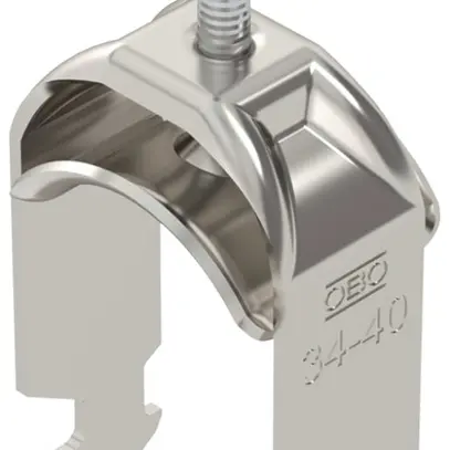 Fixation rapide BET 2056 pied à H métal 34…40mm 1×câble A2 1.4301 