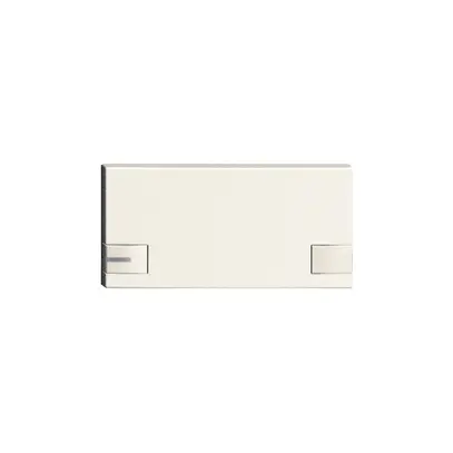 Touche 1/2 KNX/électron.a.LED EDIZIOdue commande à 2-touches blanc 