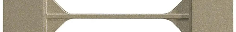 Cadre de recouvrement ENC kallysto.trend 2×1 savanna 94×154mm 