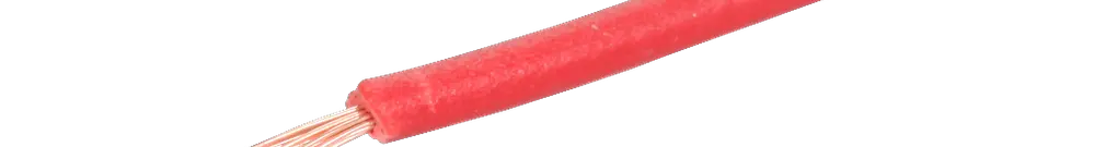 Filo T fless.0.5mm² rosso Bobine à 200m H05V-K Eca 