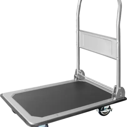 Carrello con pianale grigio antracite ribaltabile 740 × 470 × 820 mm 
