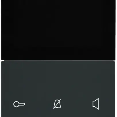 Postazione video interna AP Hager elcom.touch comfort 2-fili, nero 