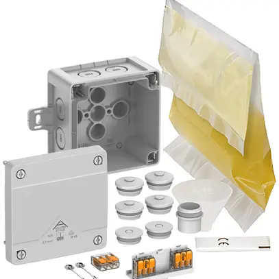 Boîte de dérivation AP Spelsberg Abox Pro XT SLK-2,5² 92×92×60mm IP68 gr 
