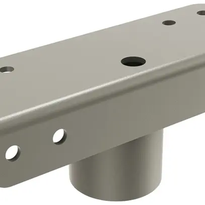 Mastadapter SLV FLOODLIGHT Stahl 1 Ø60×266mm grau 