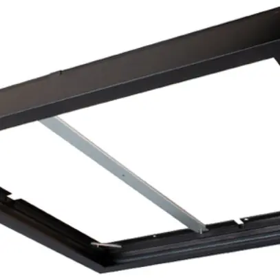 Anbaurahmen SG Sense Aluminium 604×604×48mm schwarz 