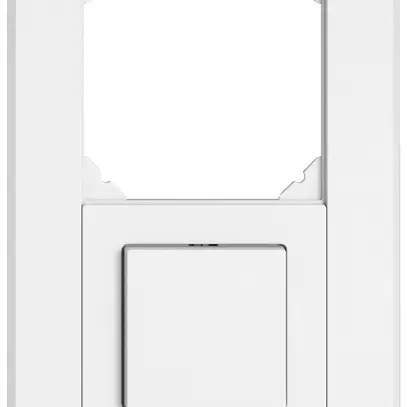 UP-Kombination EDIZIO.liv SNAPFIX® 2×1 156×96mm leer+Schema 3/1L weiss 