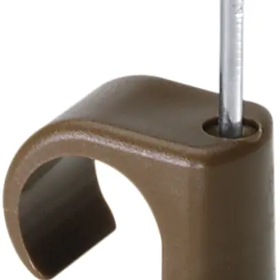 Brida a chiodo 1 vite M16 marrone 