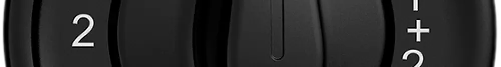 Interruttore rot.INC STANDARDdue 1/1L nero, con manopola 