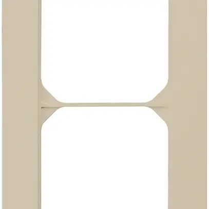 Cadre de recouvrement ENC kallysto.pro 2×1 beige 94×154mm 