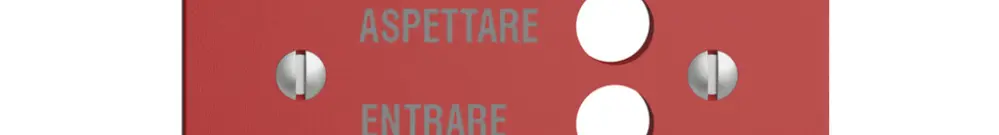 Placca frontale EDIZIOdue berry italiano 