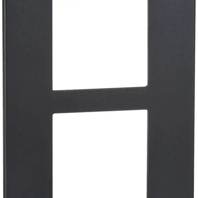 Cadre de recouvrement ATO 2×1 module gris graphite 