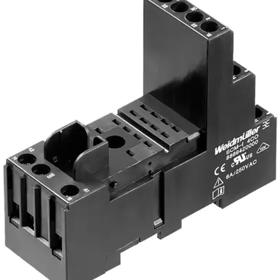 Base relè WM SCM-I 4CO DIN35 raccordo a vite 14 77×27.2×61.5mm 