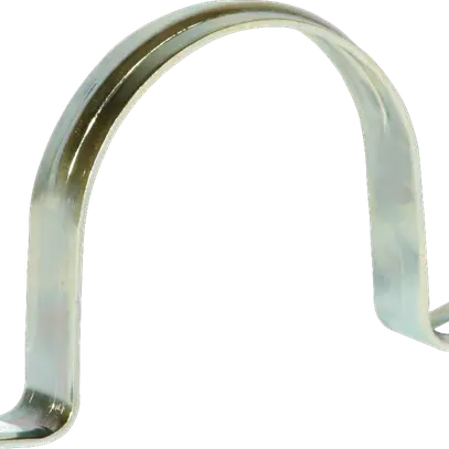Brida acciaio 2 viti M63 zinc. 