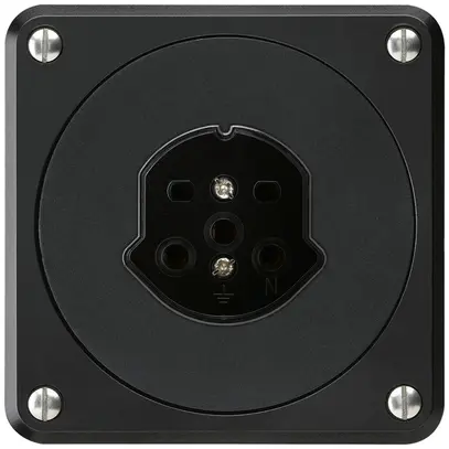 Prise ENC robusto type 15 noir sans clapet pour combinaison 