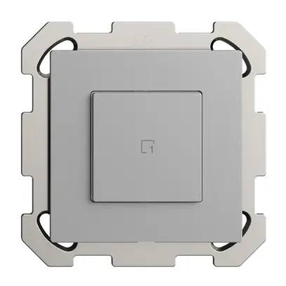 Poussoir scène ENC 1 scène/1T Edue Wiser silver 