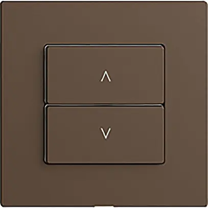 Interruttore tapparelle 1K/2T WLAN Edue Wiser coffee 