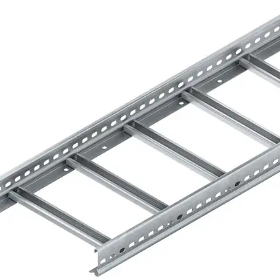 Canale portacavi Niedax 60×200×3000mm, t=1.5mm, perforato, ac zincato continuo 