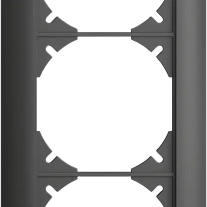 En-tête ENC EDIZIOdue SNAPFIX® 3×1 vertical 88×208mm gris foncé 