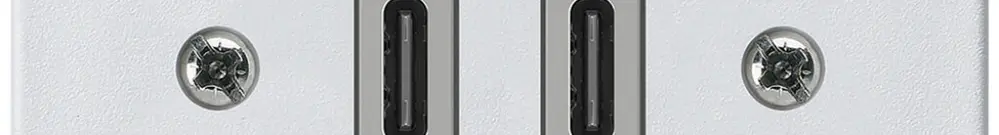 Prise de charge USB INC Hager FLF C-C 20W 5V 37.5×62.5mm blanc 