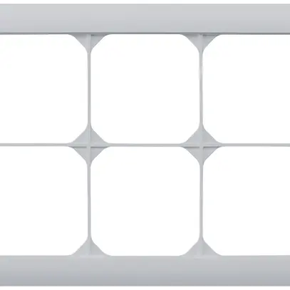 Telaio di copertura INC kallysto.line 2×3 grigio chiaro orizzontale 152×212mm 